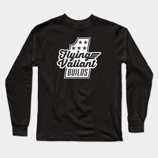 Flying Valiant Builds - (Stunt Style - White on Asphalt) Long Sleeve T-Shirt